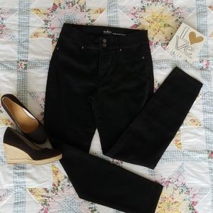 Black High-waist Jean Leggings